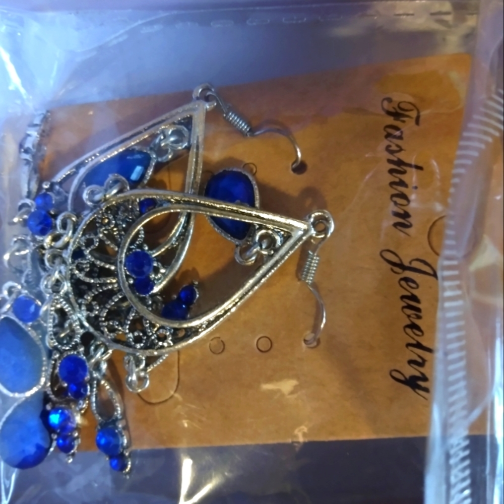 Dangling Earrings I have 2 of the turquoise And one each of rest Fashion Jewelry